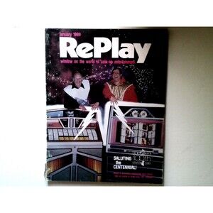 RePlay Magazine January 1989 Chase HQ Cyberball Jokerz Capcom Ghouls n Ghosts